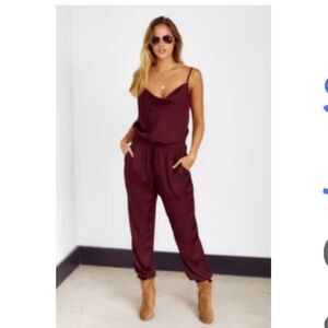 Gemini Cowl Neck jumpsuit